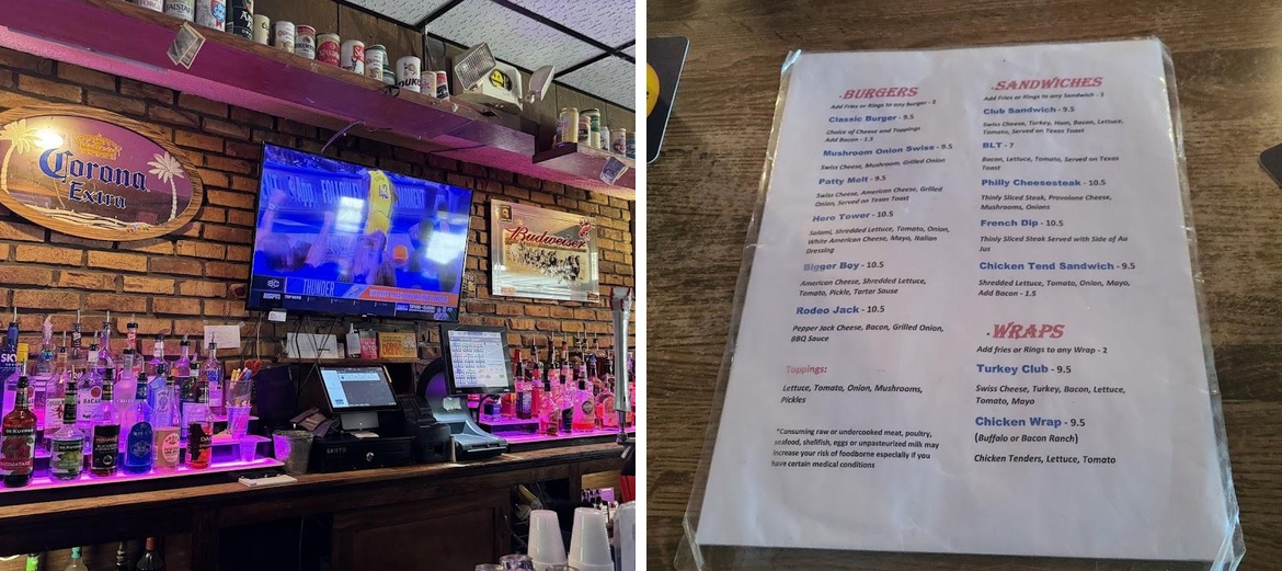 Doug Out Pub & Grill Menu